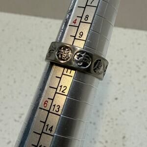 Vintage Designer Uncas Good Luck Symbols Size 5 Men's Ring